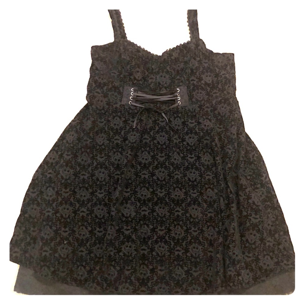 Nightmare Before Christmas Velvet and Lace Dress